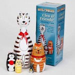 5-Nesting Cute Wooden Nesting Dolls Matryoshka Animal Russian Doll (Cat) Wooden Craft Craft Gift Customization