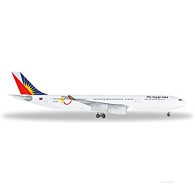 Herpa 529341 – Philippine Airlines Airbus A340 300 75th Anniversary Vehicle