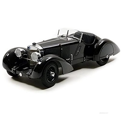 KK Scale Models – Mercedes Benz Ssk Count trossi 1930 Vehicle Miniature  180131bk Black  Scale 1: 18