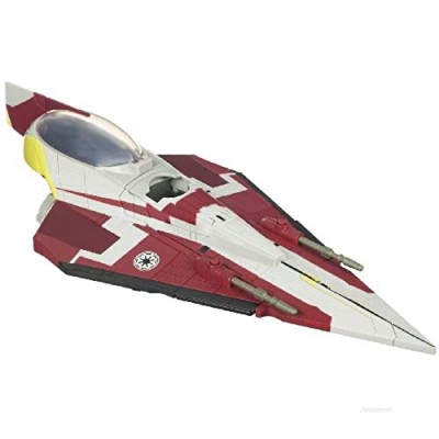Star Wars Clone Wars Star Fighter Vehicle - OBI Wan's Jedi Starfighter