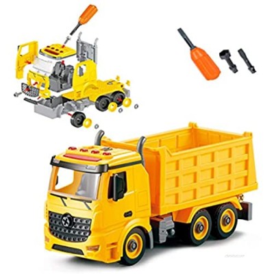 Take Apart Toys Dump Truck Sets for Kids3 Year and Up Button Battery Not Included