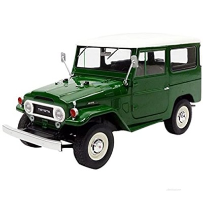 Triple 9 – Toyota Land Cruiser Fj40 1967  t9-1800150 Miniature Vehicle  Scale 1/18  Green/White