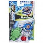 BEYBLADE Burst Rise Slingshock Crystal Dranzer F Starter Pack -- Right-Spin Battling Top Toy and Right/Left-Spin Launcher Ages 8 and Up