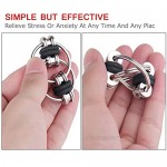 CaLeQi Flippy Chain Fidget Toy Relieves Stress Reducer ADHD Anxiety and Autism (3 Pack)