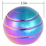 Kinetic Desk Toys Full Body Illusion Rotating Ball Kinetic Optical Illusion Balls Tornado Spinning Tops Airflow Spinning Gyro，Fidget Toys for Adults Stress Relief Men's Gifts Ladies Children