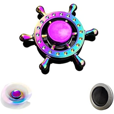 N\C Finger Spinner  fine-Tuning Toys  Alloy Metal Gadgets  Desk Toys  Spinning top  Focus Spiral  fingertip top  Anti-Anxiety Gift  Stress Relief  Boring time-Killing Adult Children's Toys
