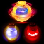 PROLOSO 12 Pcs Light Up Spinning Tops Spin Toys for Kids Boy Girl Birthday Party Favors Stocking Stuffers
