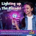 Spinning Light-Up Wand for Kids in Gift Box Rotating LED Toy Wand for Boys and Girls Magic Princess Sensory Toys for Autistic Children Best Birthday Gift for Kids 3 4 5 6 7