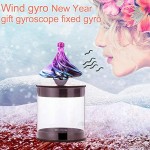 Spinning Top Wind Gyro Wind Blow Turn Gyro Desktop Decompression Toys Airflow Spinning Gyro Desktop Gyro Stress Relief Toy Gift for Christmas (Multicolour)