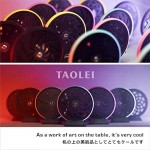 TAOLEI Fidget Fingertip Spinner Gyroscope Visual Finger Toys with Optical Illusion for Anti-Anxiety Stress Relieve -Sensory Dynamic Light Wheel Spinning 2 Piece