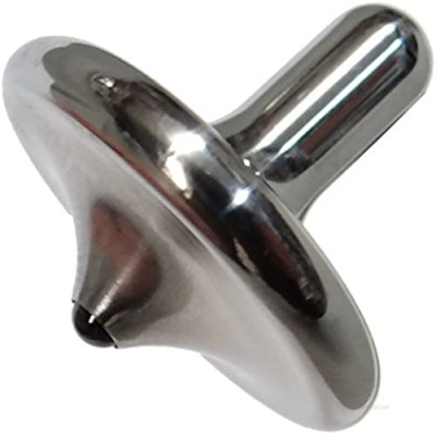 The Shooters Box Stainless Steel 1" Spinning Top with Ceramic Tip for Long Spins