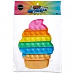 TOP TRENZ OMG Pop Fidgety Bubble Fidget Toy Stress Relief Anxiety Boredom 5 (Ice Cream Cone - 8)