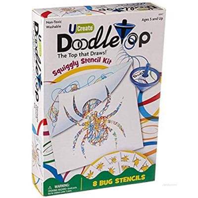 U-Create Doodletop Squiggly Stencil Kit - Bug