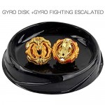 ubrand Gyros Bey Battle Burst Attack Evolution Battling Tops Stickers & Launchers Gold Set