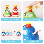 ALASOU Cartoon Wind up Cars Baby |Toy Cars for 1 Year Old Toddler Birthday Gift Toys for 2 Year Old Boys (Forest Cars)…