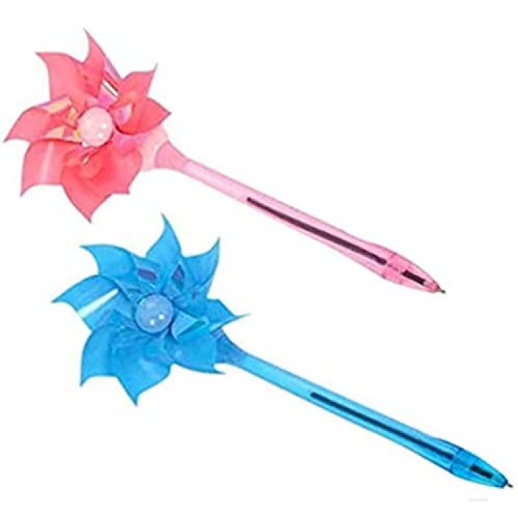 Amscan 393410 Wind-Up Pinwheel Pen | Easter Favor | 1 piece only Blue/Pink 8