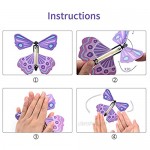 KICOFIT Magic Flying Butterflies Toys Gift Wind Up Toys School Classroom Surprise Gift Party Playing (25 Pieces)
