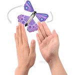 KICOFIT Magic Flying Butterflies Toys Gift Wind Up Toys School Classroom Surprise Gift Party Playing (25 Pieces)