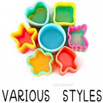 PROLOSO 48 Pcs Rainbow Spring Toy Assortment Bulk Plastic Magic Coil Springs for Boys Girls Gift