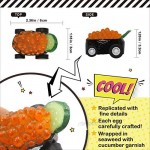 Sushi Boon (Salmon Roe) the worlds fastest sushi pullback cars. Realistic food replicas made by the experts. Great for kids who like model and toy cars like Choro-Q. Real. 9 types in total.