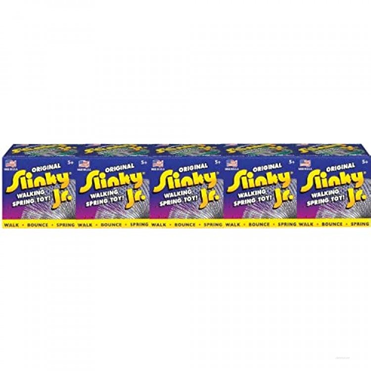 The Original Slinky Brand Metal Slinky Jr. 5 Pack