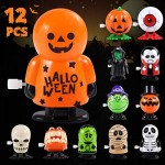Wind-Up Toys - 12 Pack Small Toys for Kids Assorted Mini Toy For Kids Party Favors Claw Machime Toys Halloween Toys for Boys Girls Children，Gifts Filler Carniva Prizes Classroom Incentive Reward