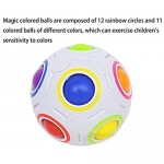 TOTOSALL Fidget Sensory Toy Magic Rainbow Puzzle Ball Relieves Stress Help Children And Adults Brain Teasers Educational Toys