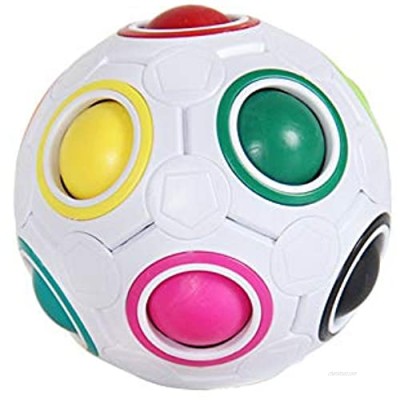 TOTOSALL Fidget Sensory Toy  Magic Rainbow Puzzle Ball  Relieves Stress  Help Children And Adults Brain Teasers  Educational Toys