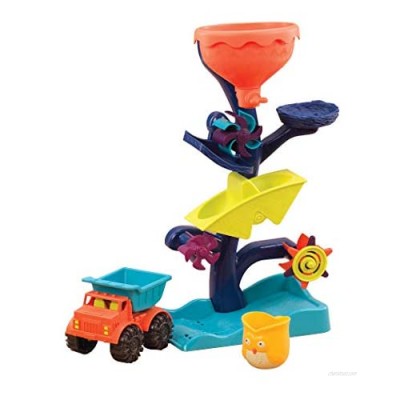 B. toys by Battat – Owl About Waterfalls Water Wheel – Preschool Baby Bath Toy 18 m+