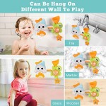 Bammax Bath Toy Shower Bath Baby Toy for 1 2 3+ Year Old Boy Girl Toddler Gift Toys Set Fishing Games Floating Squirt Toy for Kids Colorful Educational Waterfall Track Water Station Toy with Cup