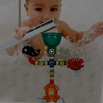 Bath Toys for Kids Ages 3 4 5 Toddlers Boys Girls Infrant Bathtub Toys Waterfall Fill Spin and Flow Interactive Water Bath Pipes Toy Set With Strong Suction Cups Children's Birthday Gift Idea