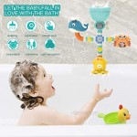 Bath Toys for Toddlers Waterfall Fill Spin Bathtub Toys for Kids