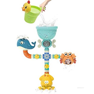 Bath Toys for Toddlers Waterfall Fill Spin  Bathtub Toys for Kids