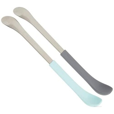 Boon SWAP 2-in-1 Baby Spoon  Gray/Mint (Pack of 2)