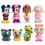Disney Junior Music Lullabies Bath Toy Set Includes Mickey Mouse Minnie Mouse Bingo Rolly Doc McStuffin Lambie Kermit and Piggy Water Toys Exclusive by Just Play
