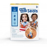 Educational Insights Bright Basics Slide & Splash Seals Bath Toy for Toddlers Ages 2+