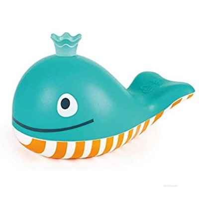 Hape Bubble Blowing Whale | Baby Squirt Toy for Bath Time Play  Blue  L: 5.7  W: 3.5  H: 3.5 inch