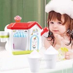 Happytime Ice Creams Bubble Bathtub Toy Bathroom Foam Cone Factory Making Ice Creams Bubble Machine Bathtub Water Toys for Baby (No Batteries Required)…