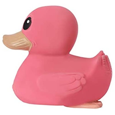 HEVEA Kawan Rubber Duck (Powerful Pink  Mini) Made from Natural Rubber and Plant Based pigments