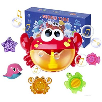 Joyjoz Toddler Bath Toys  Bath Bubble Machine Bathtub Toys  Automatic Bubble Maker for Toddlers with 12 Nursery Rhyme  1000+ Bubbles Per Minute  Include Bubble Machine  5 Stacking Cups  Gift for Kids