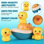 KELIWOW Bath Toys Floating Bathtub Toys Rotation Water Spray Toys for Kids Baby Bath Toys