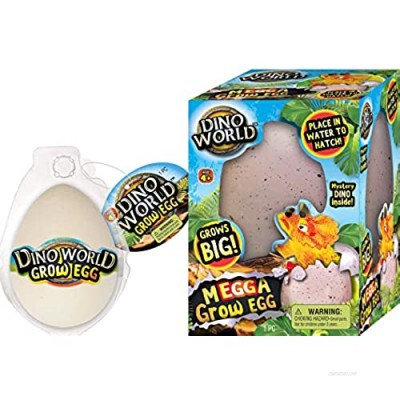 Magic Grow Hatching Growing Dinosaur Eggs Toy (1 Mega XXL & 1 Original) by JA-RU. Dinosaur Toy Surprise Eggs. Kids Party Favor Toy. Dinosaur Eggs That Hatch in Water. Bath Toy. Easter Egg. 1747-1745