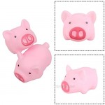 Meeall Pig Bath Toy Rubber Pig Baby Bath Toy for Kids Pig Decorations 30 PCS