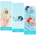 MUSHTOYS Bath Toys Baby Bathtub Wind Up Toys for Toddlers Cute Swimming Bath Toys for Boy Girl Floating Bath Animal Water Toys Gifts for Kids (3 PCS)