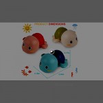 MUSHTOYS Bath Toys Baby Bathtub Wind Up Toys for Toddlers Cute Swimming Bath Toys for Boy Girl Floating Bath Animal Water Toys Gifts for Kids (3 PCS)