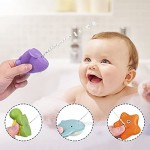 rolimate 6pcs Bath Toys for Baby Boys Girls Kids Gift Wind-Up Bathtub Baby Bath Toys with Fishing Net for Toddlers Swimming Pool Water Toys for Kids Birthday Gifts