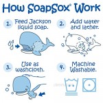 SoapSox Bath Toy Sponge Jackson the Whale
