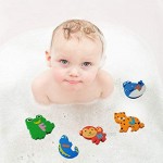 UMat Foam Bath Toys Educational 26pcs Alphabet -Extra Large Baby Bathtub Toys Set-Foam Animal Shape Floating Bath Toys Set with Large Quick Dry Bag