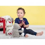 Baby Starters Sock Monkey Baby Toy Sound and Motion Clapping Hands Toy (Happy and You Know It)