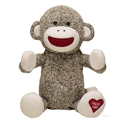 Baby Starters Sock Monkey Baby Toy  Sound and Motion Clapping Hands Toy (Happy and You Know It)